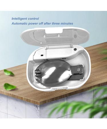 Portable Mini Disinfectant Box Set - Safe & Healthy Dishes Disinfection with Foldable Spoon | Ideal for Travel - Buy Online on GoSupps.com
