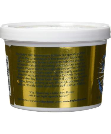 Boy Butter 10th Anniversary Personal Lubricants Perfect Personal Lube for Men and Women Natural Coconut Oil & Silicone Based Non-Sticky Washable and Clear Non-Staining Lube Made in the USA 16oz Gold Label 473 ml (Pack of 1) - Buy Online on GoSupps.com