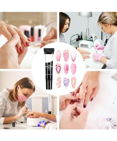 5D Nail Sculpting Gel - Clear Nail Sculpting Gel Clear Manicure Supplies for Beginners Women and Events - Buy Online on GoSupps.com