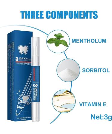 Teeth Whitening Pen Teeth Whitening Essence Pen Instant Teeth Stain Remover Pen Teeth Cleaning Serum Reduce Yellowing - Buy Online on GoSupps.com