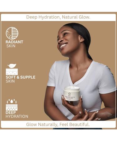 MZURI Body Butter, Whipped Shea and Island Vanilla Blend, Fast-Absorbing, Deep Moisturizing Cream with Essential Oils, Non-Greasy, Natural Skincare for Dry, Glowing Skin, Organic Butter - 8 Fl. Oz Vanilla 8 Fl Oz (Pack of 1) - Buy Online on GoSupps.com