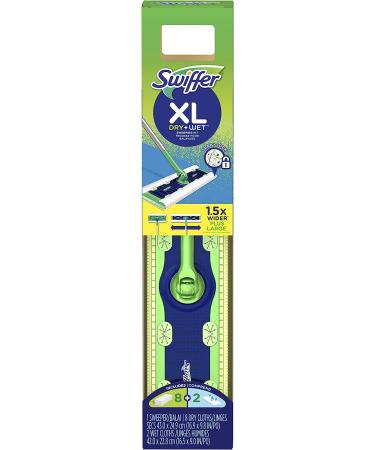 Swiffer Sweeper XL Starter Kit - 1 Sweeper, 8 Dry Cloths, 2 Wet Cloths - New! - Buy Online on GoSupps.com