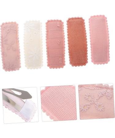 FRCOLOR 25 Pairs hairpin side clips for hair small hair barrettes hair clips small hair snap wedding ceremony decorations hair decor bobby pins decorative cloth accessories toddler lace - Buy Online on GoSupps.com