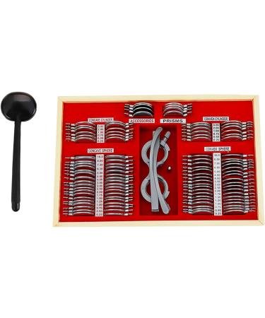 Jinprdamz 104-Piece Optical Test Lens Set | Premium Optometry Trial Frame & Case | Ophthalmological Equipment for Accurate Testing - Buy Online on GoSupps.com