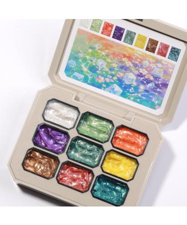 Dabbing Gel | Gradient Paint Gel | 9 Color Palette Painting Accessories for Women and Girls Nail Manicure Design for Creative Artistic Expression - Buy Online on GoSupps.com