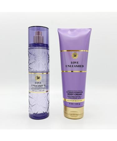 Bath & Body Works LOVE UNLEASHED 2-Piece Set | Includes: 8-Ounce Fine Fragrance Mist and 8-Ounce Ultimate Hydration Body Cream