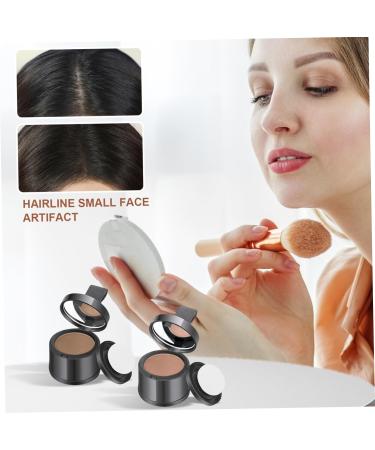 2Pcs Root Touch Up Powder Windproof & Sweatproof Hairline Powder for Women & Wen Natural Stain-Proof Hair Loss Concealer Hairline Powder for Thinning Hairline Light Brown & Brown Light Brown Brown - Buy Online on GoSupps.com