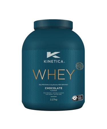 Kinetica Chocolate Mint Whey Protein Powder | 2.27kg | 22g Protein per Serving | 76 Servings | Sourced from EU Grass-Fed Cows | Superior Mixability & Taste Chocolate Mint 2.27 kg (Pack of 1)