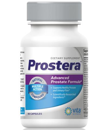 Vita Sciences Prostate Supplement for Men with Saw Palmetto Multi Action Prostate Health Formula Mens Prostate Vitamin Prostera | Urinary Bladder Control Prostate Supplements
