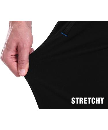 Men's Workout Athletic Pants - Elastic-Waist Drawstring for Sport, Exercise & Travel - Quick-Dry Stretchy - X-Large - Buy Online on GoSupps.com