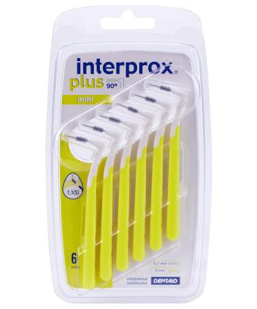 Interprox 0.7 mm Mini Yellow Plus Interproximal Brush 6 pieces - Buy Online on GoSupps.com