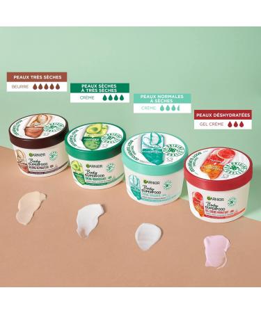 Garnier - Body Superfood - Repair Body Cream - 48H Hydration - Vegan & 97% Natural Formula - Cocoa Butter & Ceramide - For Dry Skin - 380ml - Buy Online on GoSupps.com