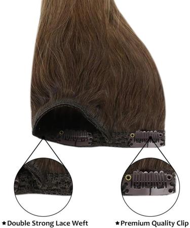 Secret Hair Extensions Clip in Hair Extensions Human Hair Balayage Dark Brown to Brown Mix with Blonde Clip in Seamless Hair Extensions Human Hair Ombre Hair Extensions Clip in #4/10/16 Hair Decor f 14inches 70G 5P 100g/Set - Buy Online on GoSupps.com