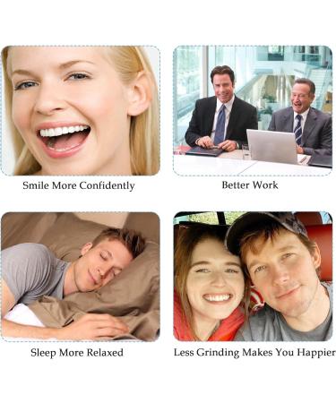 Senshuomy Mouth Guard for Teeth Grinding Sleep Mouth Guard Anti Grinding Mouth Guard for Sleeping at Night Reusable Mouth Guards Grinding Teeth for Adults & Kids to Prevent Bruxism 4 Pcs - Buy Online on GoSupps.com