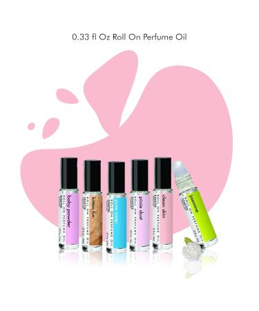 DEMETER Fragrance Library Classic Roll On Perfume Oil Set - 6 Unique Scents: Baby Powder Kitten Fur Pure Soap Pixie Dust Clean Skin Jasmine International Shipping Available - Buy Online on GoSupps.com