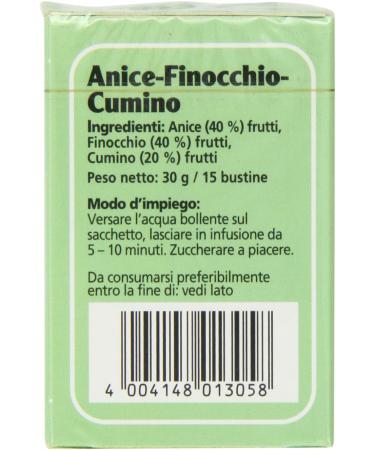  Salus Salus Organic Aniseed Fennel Caraway Herbal 15 Teabags (Pack of 6 Total 90 Teabags) - Buy Online on GoSupps.com