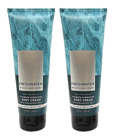 Bath and Body Works Teakwood Men's Collection Ultimate Hydration Ultra Shea  Body Cream 8 Oz 2
