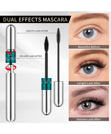 Cradlewaver Mascara Mascara Noir Imperm able 2 En 1 Pour Des Cils Plus Longs Plus pais Et D'apparence Naturelle Imperm able Et Long (5 pi ces) - Buy Online on GoSupps.com