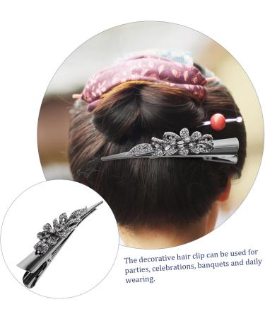 minkissy Large Hair Clip rhinestone hair accessories headgear hair accessories girl hair accessories vintage duckbilled hair clip women hair clip rhinestones clip hairpin large horn clip - Buy Online on GoSupps.com