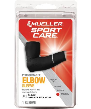 Buy MUELLER Sports Medicine Performance Sleeve for Men & Women - Black One Size | International Shipping Available - Buy Online on GoSupps.com