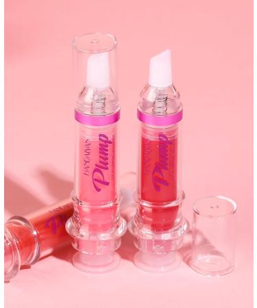 Chili Extract Plumping Lip Oil - Clear Pink Instant Plumper Gloss | Hydrating & Nourishing Tinted Lip Balm Liquid Lipstick - Day & Night Moisturizing Repair Lip Oil (02#) - Buy Online on GoSupps.com
