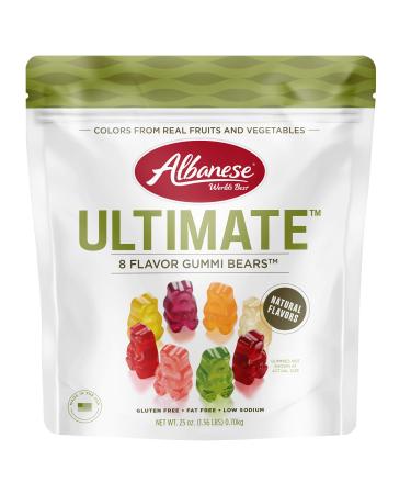 Albanese World's Best Ultimate 8 Flavor Gummi Bears, 25 Ounce Bag