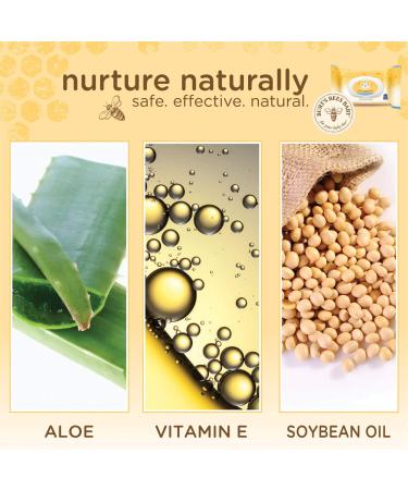 Burt's Bees Baby Wipes with Aloe & Vitamin E - Sensitive 72 Count | Gentle & Natural Care - Buy Online on GoSupps.com