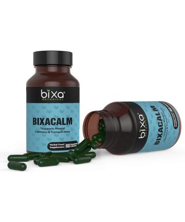 bixa BOTANICAL Bixacalm Capsules,60 Veg Capsules (450 mg) Ashwagandha Extract & Valerian Extract for Sleep - Buy Online on GoSupps.com