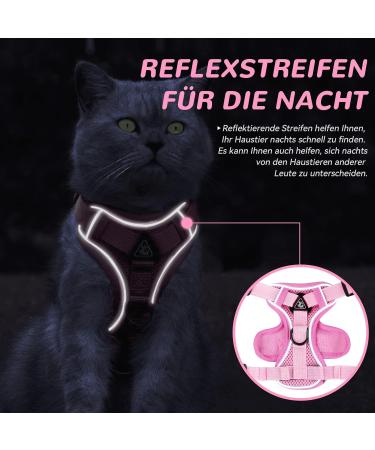 Adjustable Cat Dishes | Cat Bowls with Line Set for Kittens & Puppies - Light Pink (L) | Shop Now - Buy Online on GoSupps.com