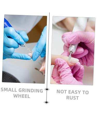 CANIGHT Nail Polisher Manicure Drill Bits Nail Glazing Drill Nail Art Drill Bit Nail Polishing Bits Nail File Drill Bit Nail File Head Nail Tools Nail Art Grinding Bit Tungsten Steel - Buy Online on GoSupps.com