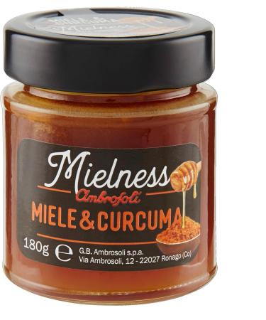 HONEY & CURCUMA AMBROSOLI 180 GR 100% NATURAL - Buy Online on GoSupps.com