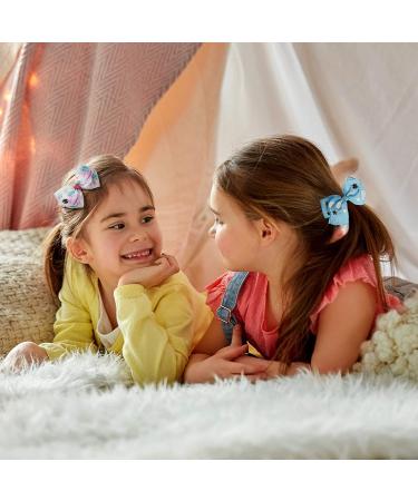 12Pcs Siwa Hair Bows for Girls - Unicorn Grosgrain Ribbon Barrettes Gift Set for Toddler Girls - Perfect for Birthdays, Halloween, Christmas | By LAXMTT - Buy Online on GoSupps.com