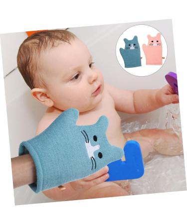 Housoutil 10 Pairs Cartoon Body Scrubbing Mitts - Child Bath Wipes & Sponge Shower Supplies for Clean & Fun Bath Time - Buy Online on GoSupps.com