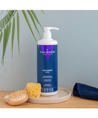 Hyaluronic Acid Pack 1L - Shampoo 1l and Hair Mask 1l with Hyaluronic Acid from Valquer Laboratories. - Buy Online on GoSupps.com