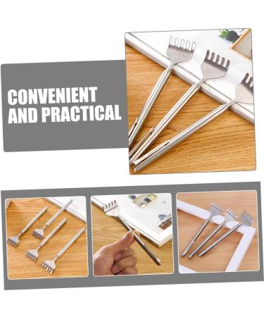 Frcolor 6-St Telescopic Back Massage Rake Stainless Steel Scratch Tool for Itching Relief | Adjustable Back Scratcher for International Shipping - Buy Online on GoSupps.com