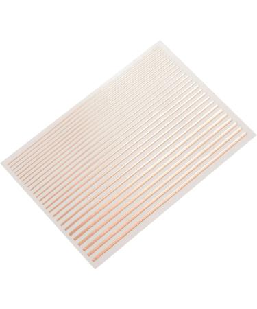 Gold 3D Nail Sticker Stripe Lines Adhesive Striping Tape Nail Art Gold Silver 3Pc Nail - Buy Online on GoSupps.com