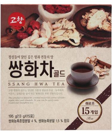 GOHYANG KOREAN Traditional Ssang Hwa Tea_13g x 15 Tea Bags_Product of Korea - Buy Online on GoSupps.com