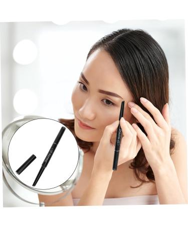 NOLITOY Double Automatic Lasting Long Eyebrow Head Pencil Chocolate Rotate Brush Makeup 1 count (Pack of 1) Chocolate - Buy Online on GoSupps.com