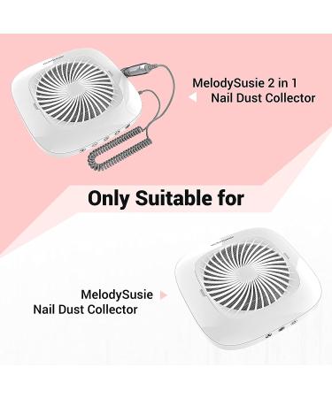 MelodySusie Nail Dust Collector Replacement Filter 4 Pack - Reusable Dust Filter for Electric Suction Machine - Buy Online on GoSupps.com
