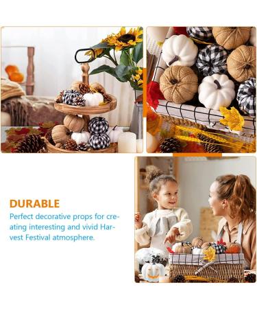 HOMSFOU 48 Pcs Thanksgiving Pumpkin Foam Pumpkin Toy Christmas Pumpkin Artificial Pumpkin Fall Pumpkin Decor Mini Foam Pumpkins Autumn Decor Fake Decoration Fake Pumpkin Environmental Foam - Buy Online on GoSupps.com