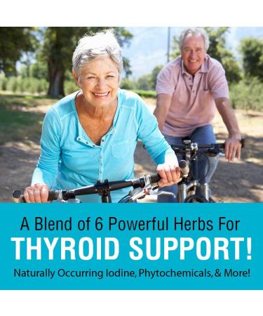 Solaray Thyroid Blend SP-26 | Supports Healthy Thyroid Function | Non-GMO Vegan Formula | 100 VegCaps - Buy Online on GoSupps.com