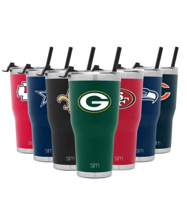 Simple Modern Officially Licensed Tumbler with Straw and Flip Lid Green Bay Packers
