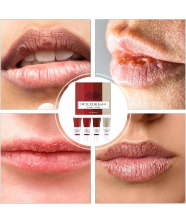 itrimaka Lip Balm Cream Lip Conditioner Balm 4Pcs Lip Cream Set Moisturizing Lip Balm Long Lasting Lip Moisturizer Small Lip Gloss - Buy Online on GoSupps.com