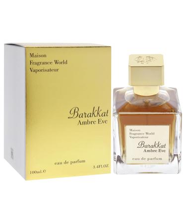 Fragrance World Maison Barakkat Amber Eve for Unisex - 3.4 oz EDP Spray - Buy Online on GoSupps.com