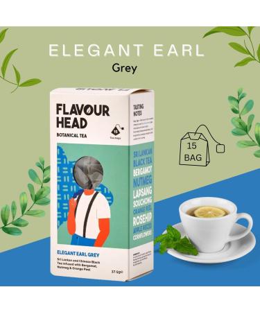 Flavour Head Tea Pick N Mix - Choose From Box with 9 Flavours - Supreme English Breakfast Elegant Earl Grey Divine Decaf Triple Green Wonderfully Zesty and Many more - Pack of 4 - Buy Online on GoSupps.com