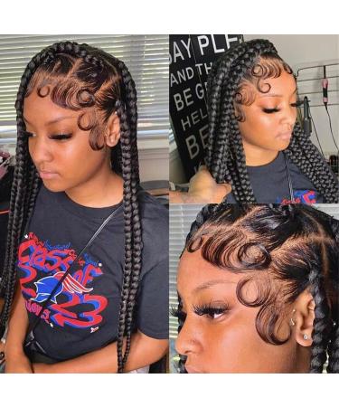 Alipearl HD Lace Baby Hair Strips for Natural Edges - 4 Pack, Reusable Swiss Lace Hairline Pieces for Women - Handmade, Invisible, Human Hair - Buy Online on GoSupps.com