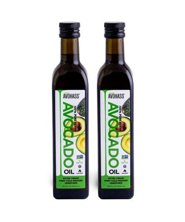 Avohass Kenya Extra Virgin Avocado Oil 2 Pack 16.9 fl oz Bottles