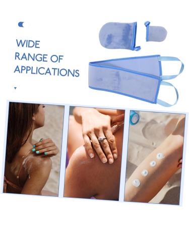 FRCOLOR 1 Set Tanning Applicator Kit Tanning Finger Glove Applicator Tanning Mitt Applicator Lotion Mittens Sunblock Tanning Back Applicator with Handles Flocking Sunscreen Fingerless - Buy Online on GoSupps.com