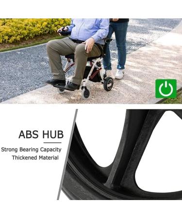 Wheelchair Wheels Wheelchair Front Castor 7 Inch Rubber Wheel Replacement for Wheelchairs Universal Solid Non-Slip Wheelchair Casters Rollers (Color : Grey)(Grey) - Buy Online on GoSupps.com