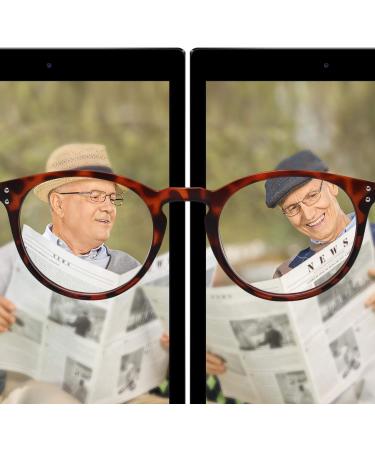 Vecien Reading Glasses - 3 Pieces with Spring Hinges Ultra-Clear Crystal Lenses Stylish Matte Finish Unisex Design 2.5 Diopter - Available in 3 Colors - Buy Online on GoSupps.com